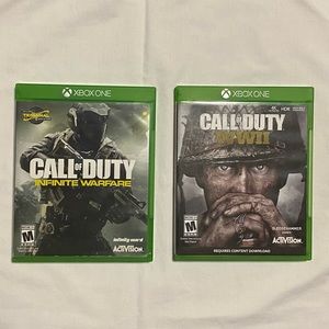 XBOX ONE GAME CALL OF DUTY INFINITE WARFARE AND CALL OF DUTY WWll